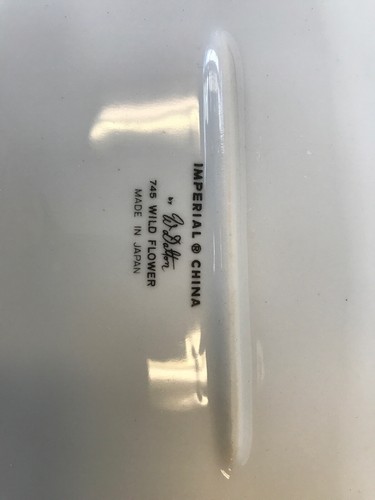 Imperial China by W. Dalton Japan WILD FLOWER 745 Brand New 14” Platter