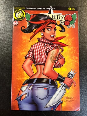 Black Betty 8 VARIANT LIMITED BILL McKAY Risque Cover Vol 1 Action Lab