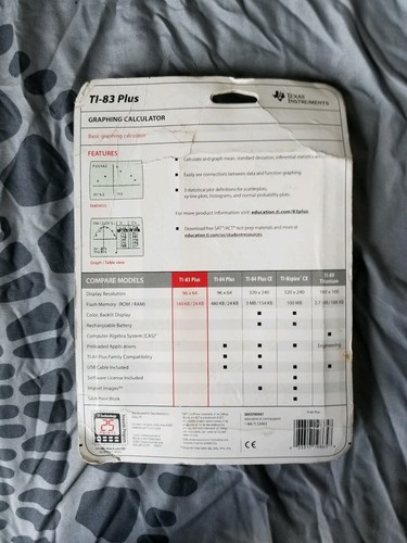 Texas instruments ti-83 plus graphing calculator