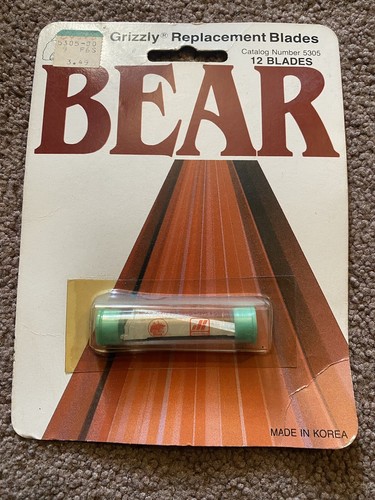 NOS-New-Bear Grizzly Replacement Blades-Broadheads-Vintage