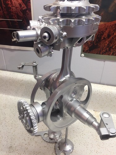 Motorcycle Parts Folk Art Robot Handmade Metal Sculpture Gears Steampunk Welded