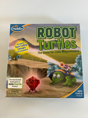 Robot Turtles Board Game Basic Coding Concepts for Preschoolers Thinkfun SEALED