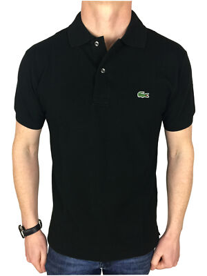 新品未着用【LACOSTE】BOYSラインPOLOシャツ　ブラック　Mサイズ LACOSTE ポロシャツ / ラコステ L1212 Short Sleeve Classic
