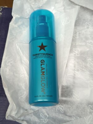 GLAMGLOW Thirsty QUENCH Liquid Leave On Mask 3.4 Fl Oz/100 Ml NEW  Thirstyquench