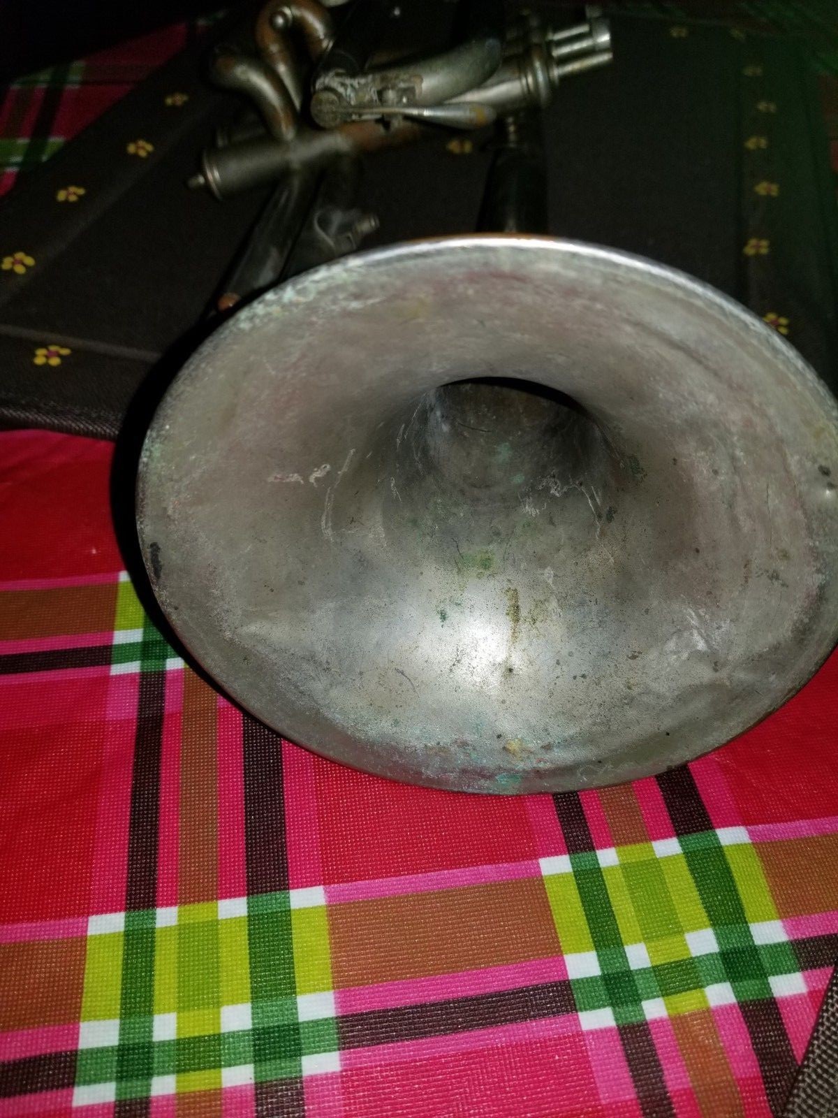 Antique Bruno & Sons Henry Pourcelle Trumpet Horn