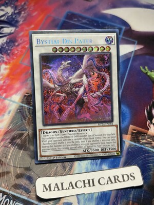 Yugioh x1 Bystial Dis Pater MP24-E084 1st Ed Prismatic Secret Rare (Near Mint!)