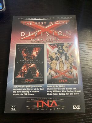 TNA Wrestling - The Best of the X Division (DVD, 2006, 2-Disc Set) *BRAND NEW*