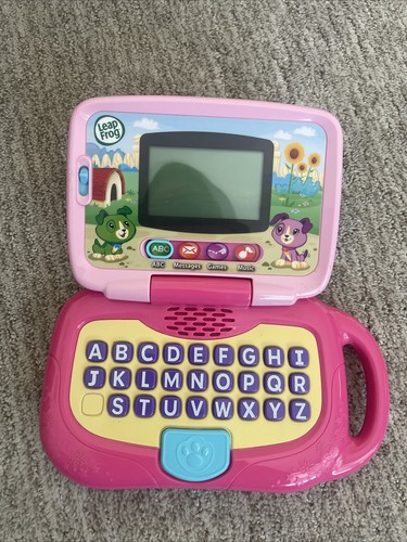 Plastic keyboard to tablet mode LeapFrog 2-in-1 LeapTop Touch Pink