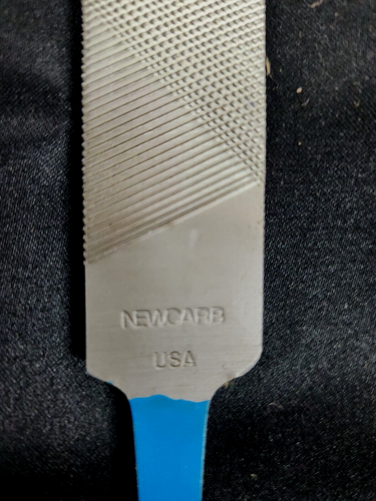 QTY 1 NEWCARB 28030 10" DOUBLE CUT BASTARD FLAT FILE NEW ENGLAND CARBIDE USA