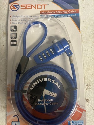 Notebook/Laptop Combination Lock Security Cable. LOT OF 16 BRAND NEW