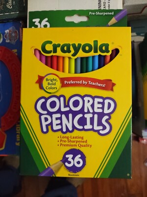 Crayola Colored Pencil Set, School Supplies, 36 Count (Pack of 1), Multicolor
