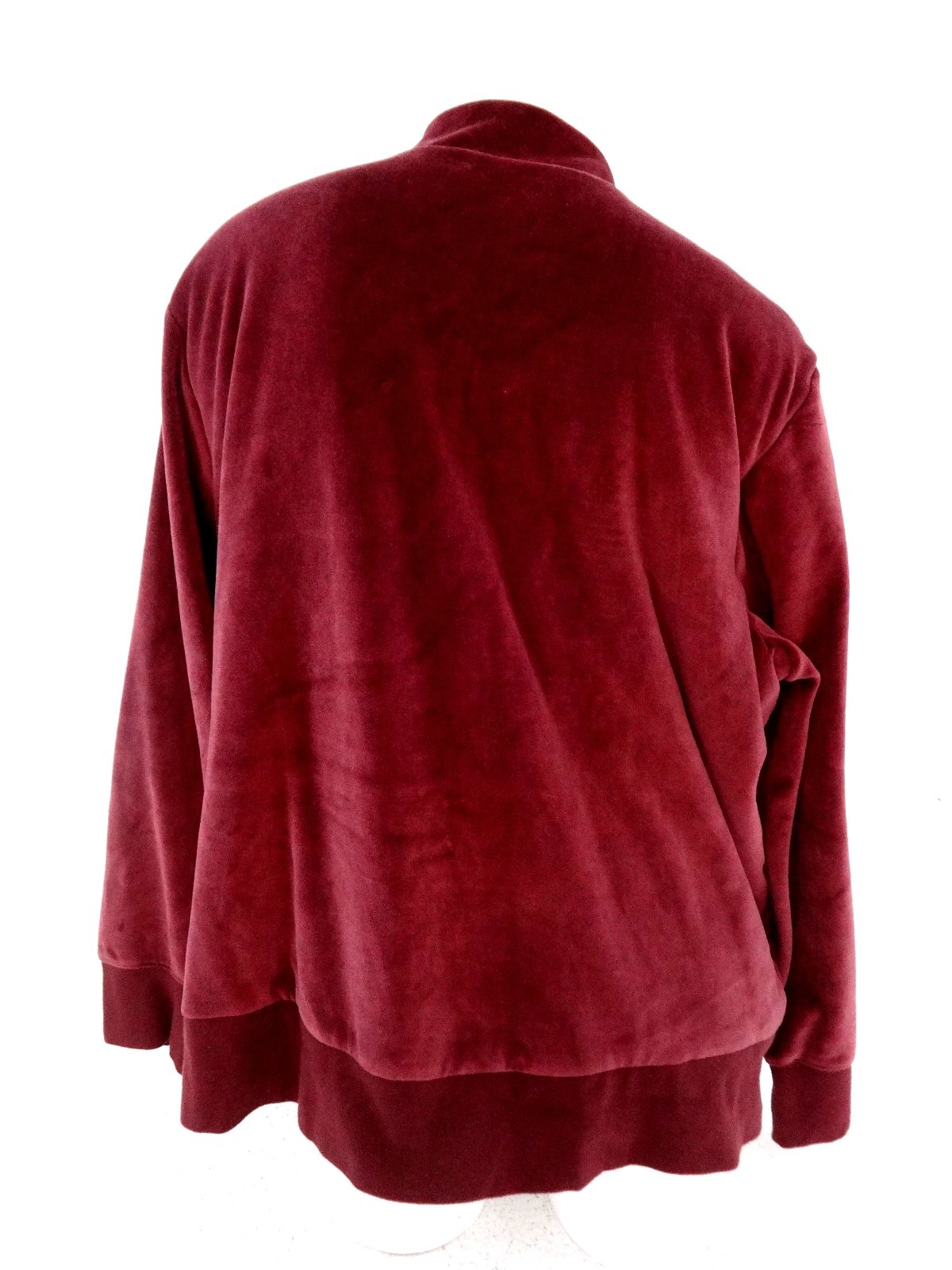 SPORT SAVVY WOMENS DARK PINK VELOUR INSULATED JACKET PLUS SIZE 2X | eBay