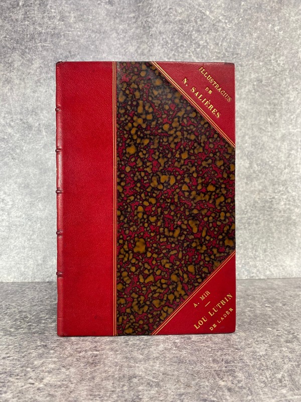 Mir Achille. Lou Lutrin De Lader. Illustracius De Narcisse Salieres. Vers 1880