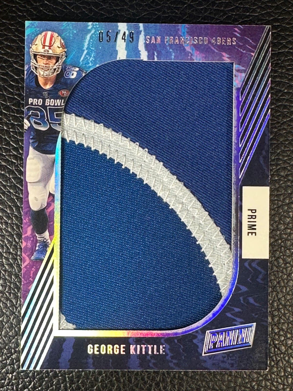 2020 Panini Jumbo George Kittle 5/49 Patch Jersey