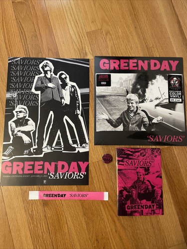 GREEN DAY SAVIORS 限定版ホットピンクビニール