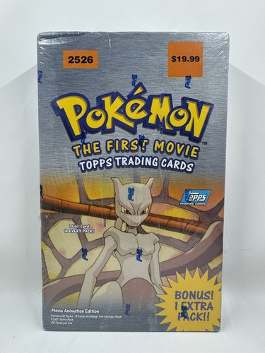 未開封 ポケモンカード The First Movie Booster Pack Topps Pokémon: The First Movie Trading Cards Booster Box