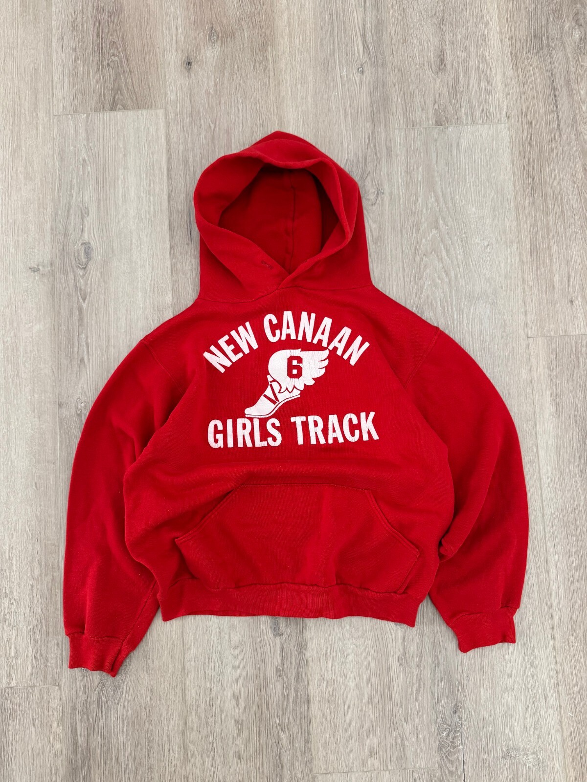 vintage 70s Russell Athletic New Canaan Track Hoodie sz S