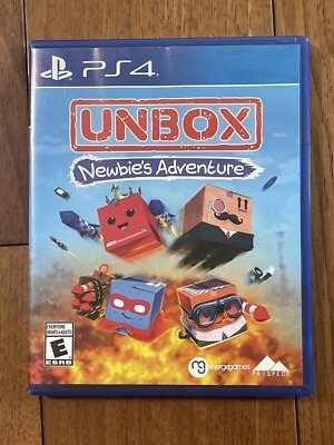 Unbox Newbies Adventure Sony Playstation 4 PS4 2016 Video Game Disc and Case