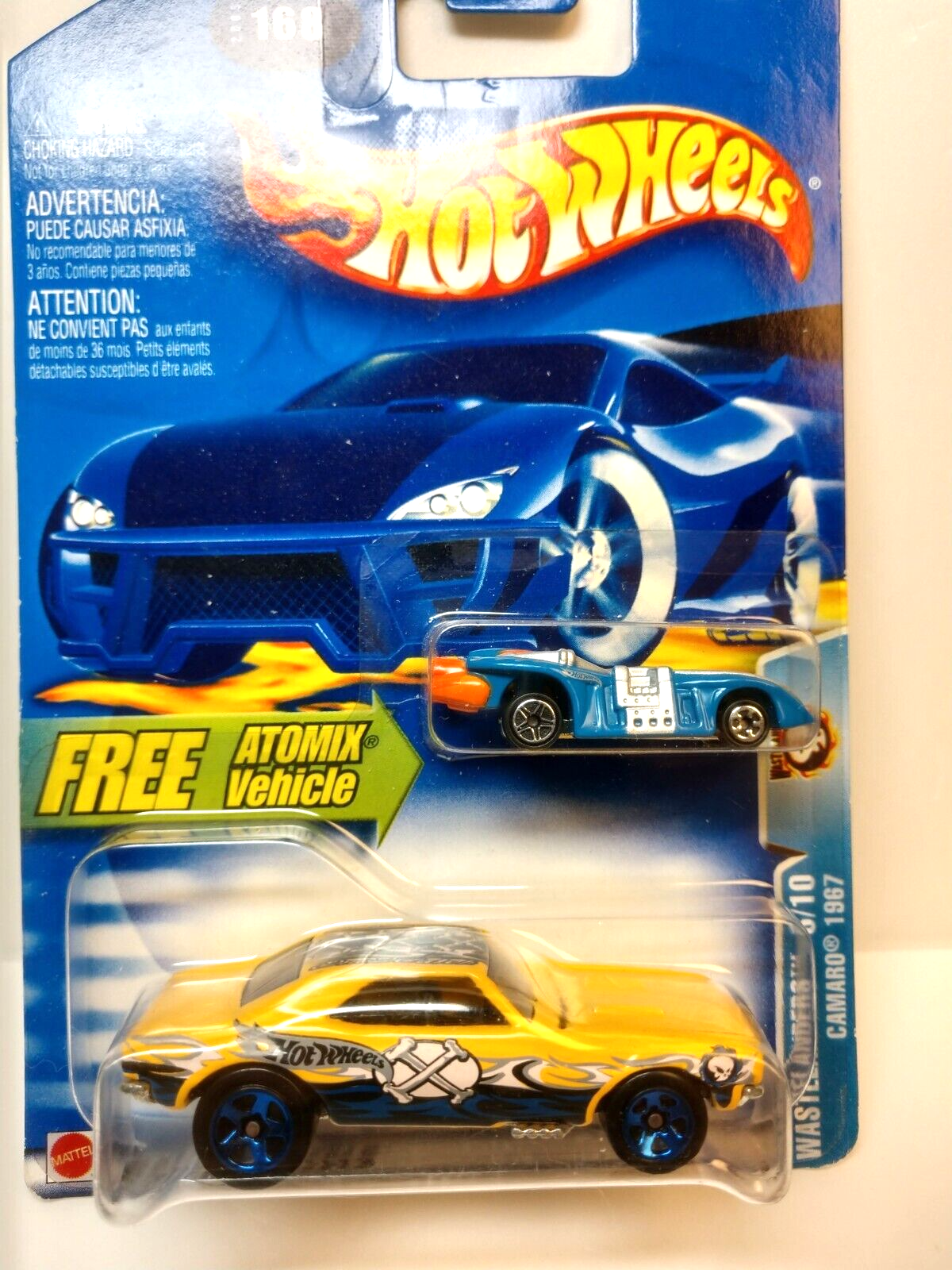 hotwheels Custom Camaro 状態悪　ミニカー　開封済　破損有 Hot Wheels Redline 1968 Custom Camaro Hong Kong in GOLD No