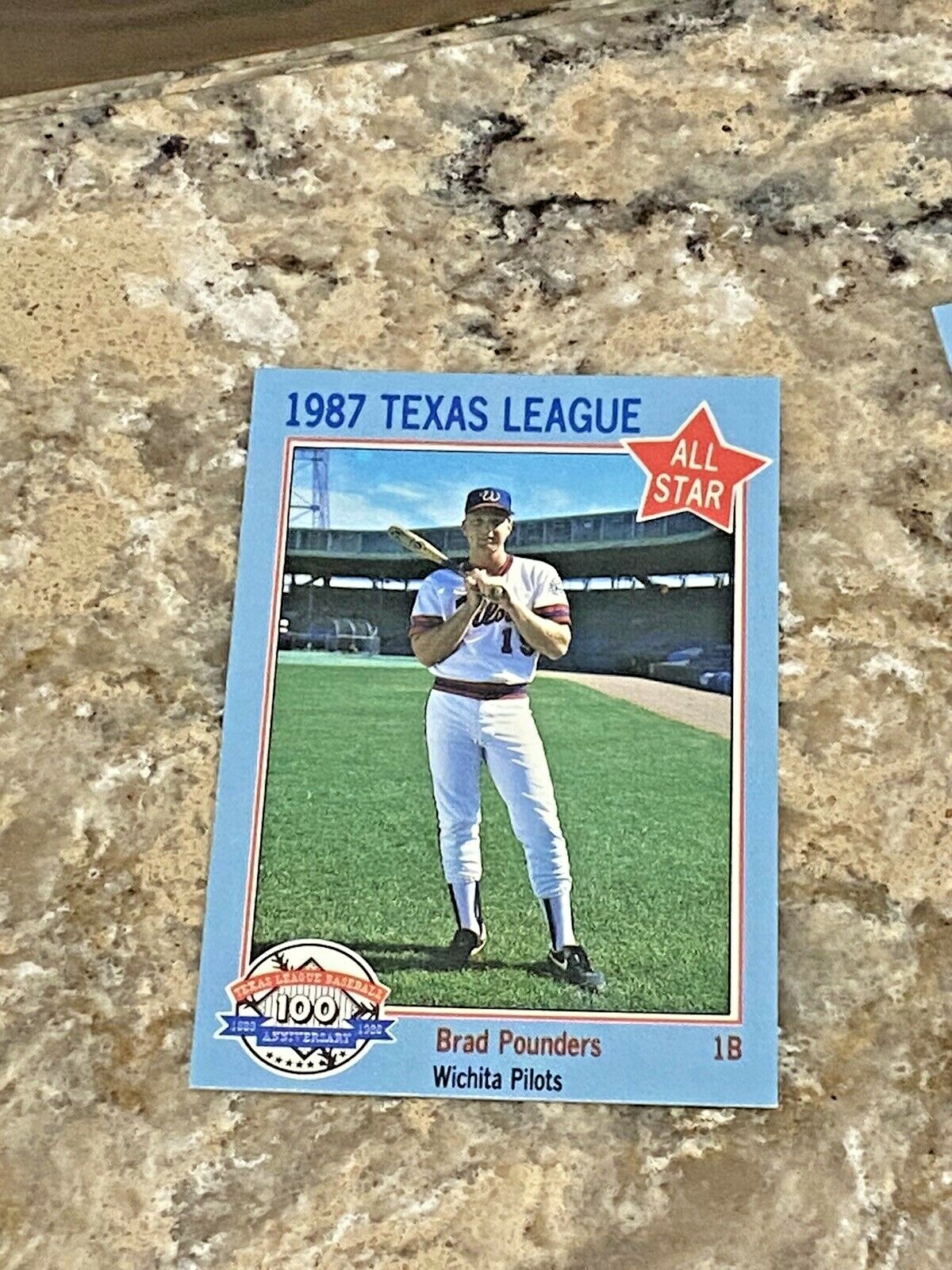 1987 Texas League All Stars Brad Pounders #5 Wichita Pilots