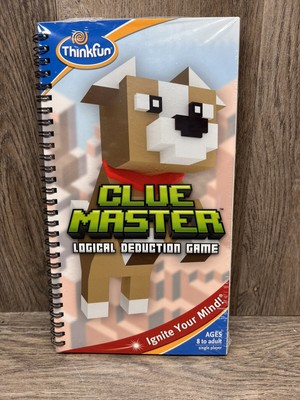 New Thinkfun Kids Clue Master Logical Dedication Game 8 & Up 40 Challenges 