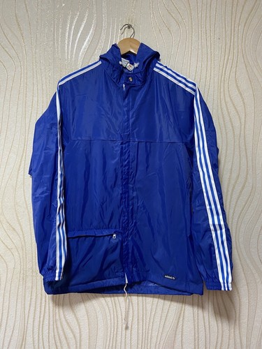 ADIDAS 80s VINTAGE RAINCOAT WATERPROOF sz 168 MEN BLUE | eBay ADIDAS 80s VINTAGE RAINCOAT WATERPROOF sz 168 MEN BLUE | eBay