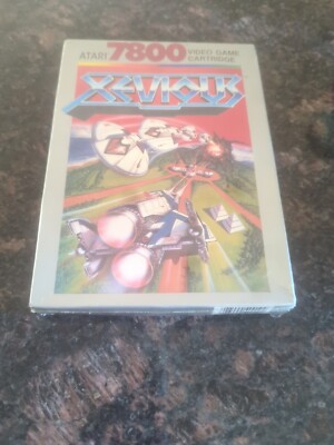 Xevious (Atari 7800, 1987) Complete In Box (Sealed)
