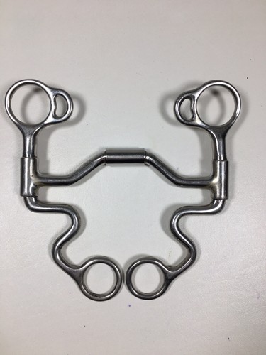 5” Correction Bit Western Curb Comfort Mouth 6 3/4” Independent Shanks