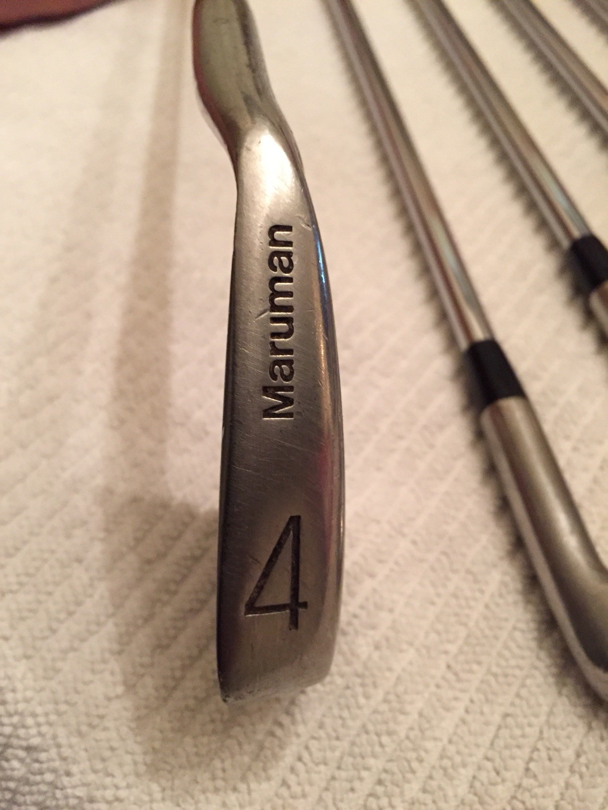 MARUMAN SCHMITT 200 SPSS DUAL IRONS 4,5,6,7,8,9,SW RH GOLF CLUBS MADE IN JAPAN