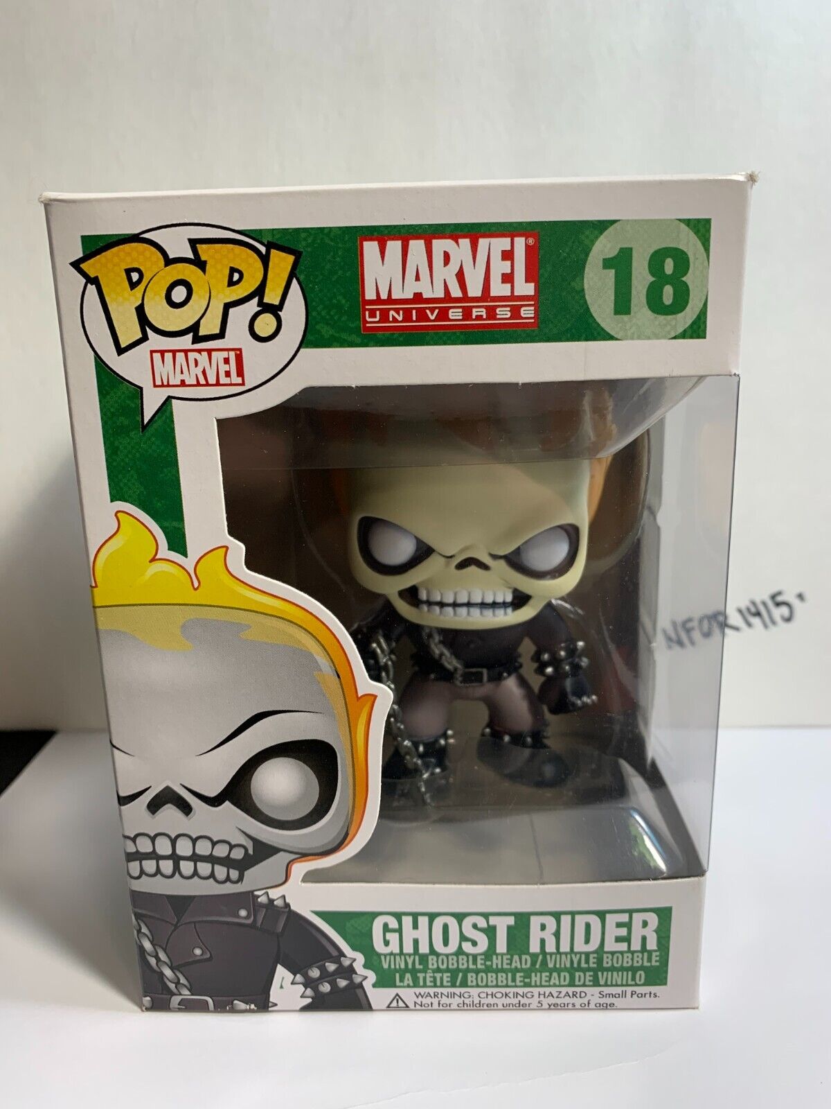 Funko POP Ghost Rider #18 Movies Marvel DC NM NIB Vaulted Funko POP Ghost Rider #18 Movies Marvel DC NM NIB Vaulted