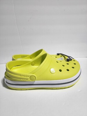 Crocs Classic Crocband Clog (Citrus Green) 9 Men s/ 11 Women s 11016-738 Yellow