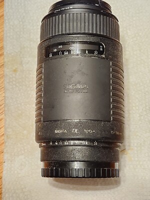 Sigma 75-300mm F4-5.6 DL Zoom Lens Japan
