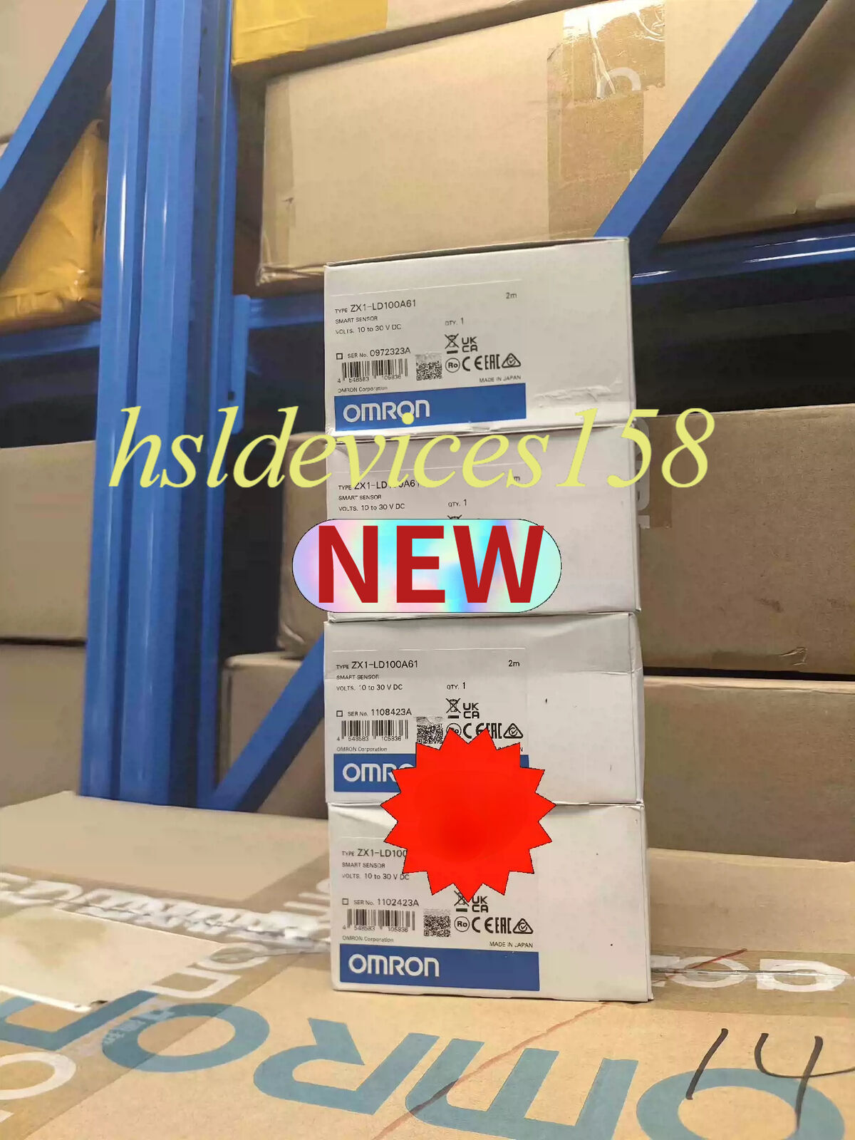 1pcs Omron ZX1-LD100A61 Smart Sensor | eBay