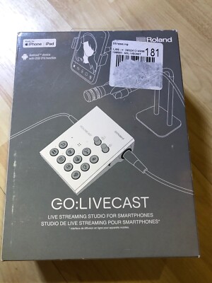 Roland GO:LIVECAST Live Streaming Audio and Video Studio for Smartphones New