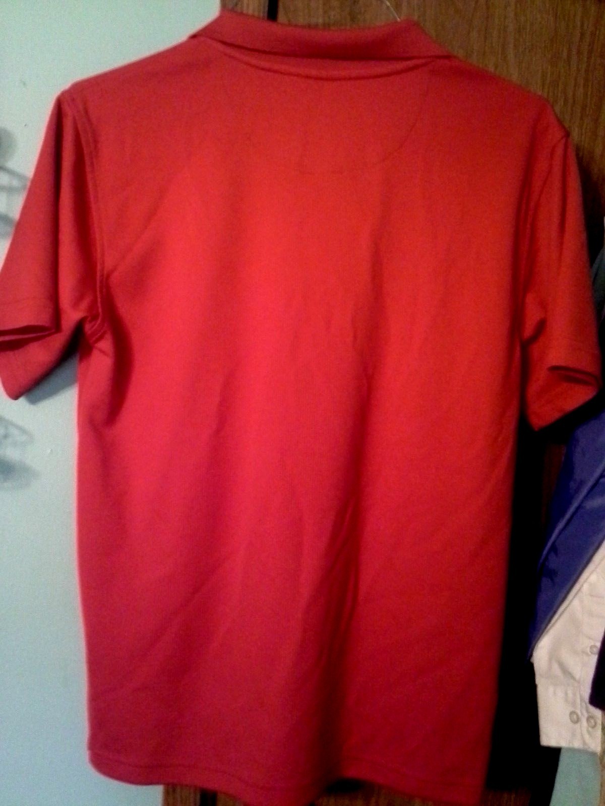 George boys red uniform polyester shirt  size xl 14-16