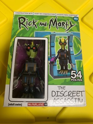 New Rick and Morty - The Discreet Assassin 54 pcs Build NIB McFarlane Adult Swim