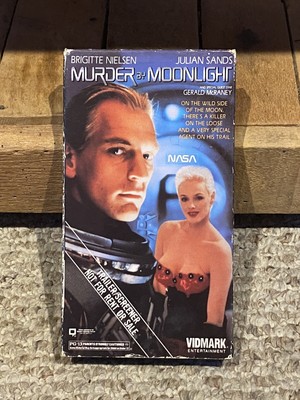 VHS Murder By Moonlight - Brigitte Nielsen Julian Sands Promo Copy Video VHS
