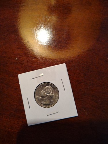 Real Washington Indian Head Quarter Counterstamp Coin Birthday