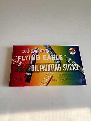 Vintage Art Flying Eagle Artistic Oil Painting Sticks