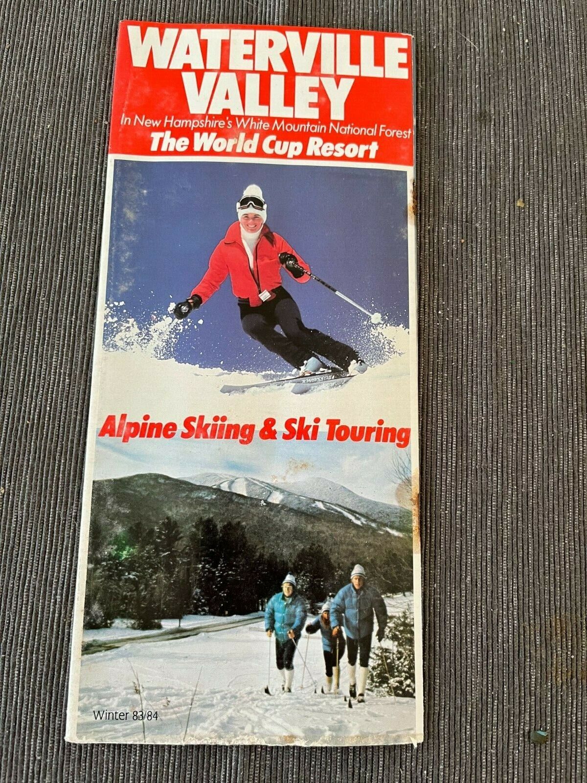 1983 Waterville Valley NH White Mountains World Cup Resort ski...