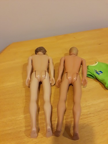 Ken Dolls (Lot of 2) With 1 Set Of Clothes Mixed Heads/Body