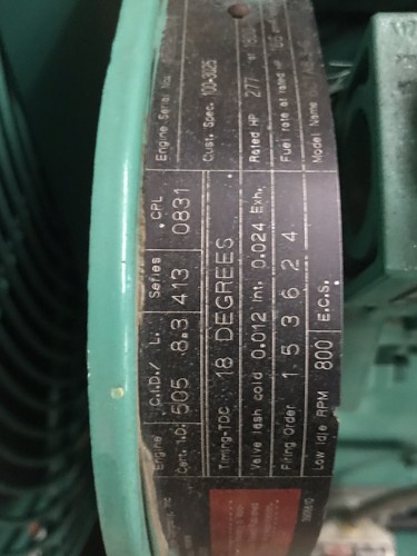 150 KW DIESEL GENERATOR CUMMINS 8.3  SINGLE / THREE PHASE 120/240/480 150DGFA