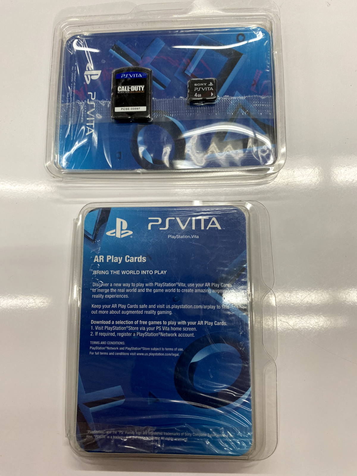 PS Vita Call of Duty Black Ops &amp; 4gb Memory Card AR Cards Blister 