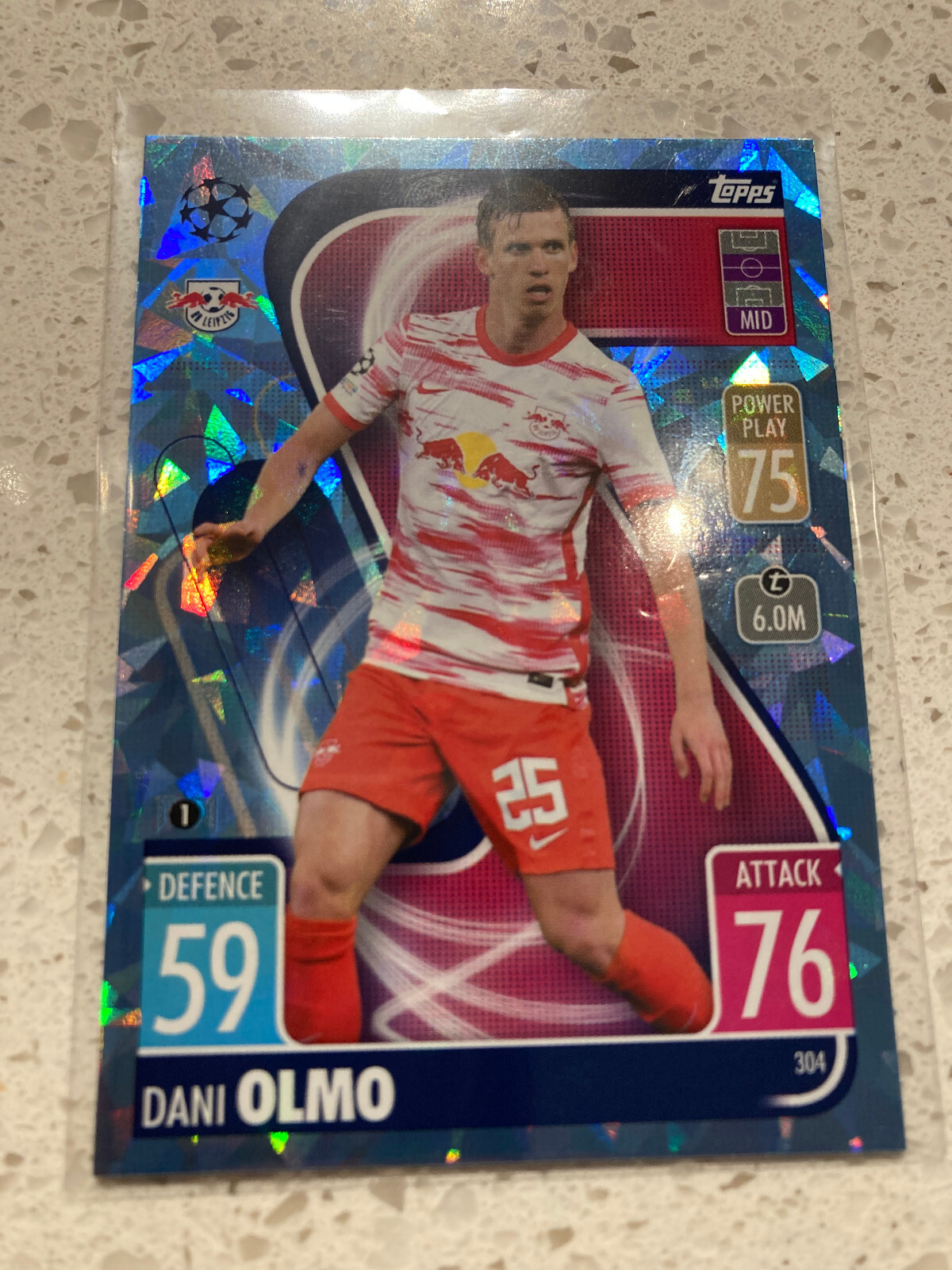 2021-22 Topps Match Attax Crystal Dani Olmo RB Leipzig #304