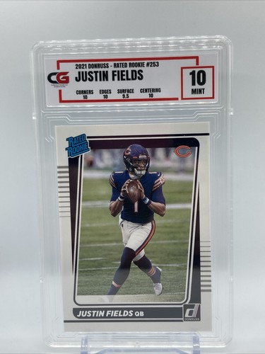 Justin Fields rated rookie サイン NFL カード Justin Fields rated rookie サイン NFL カード NFL 2021