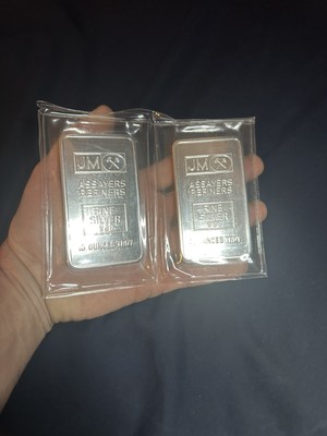 米国正規販売店購入10オンス　シルバーバー-ジョンソンマッセイ 10 OUNCE SILVER JM BAR | Miles Franklin