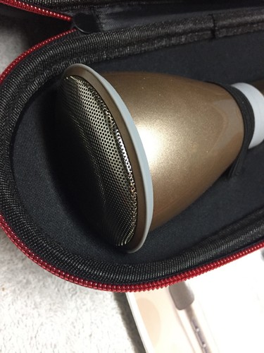 KTV-K068 Bluetooth Speaker Microphone Gold With Case