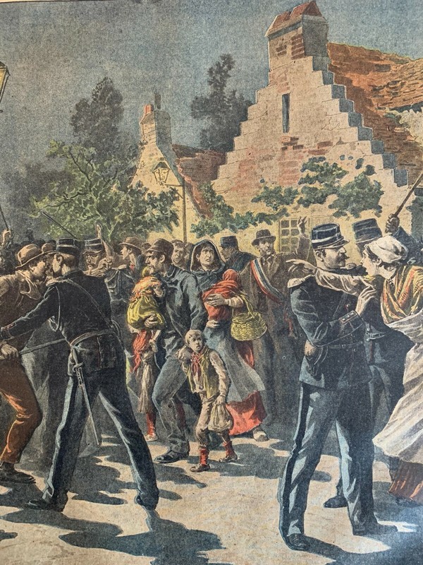 Le Petit Journal - Des Parents Denatures Devant Le Martyr D'Hellemmes - 1897