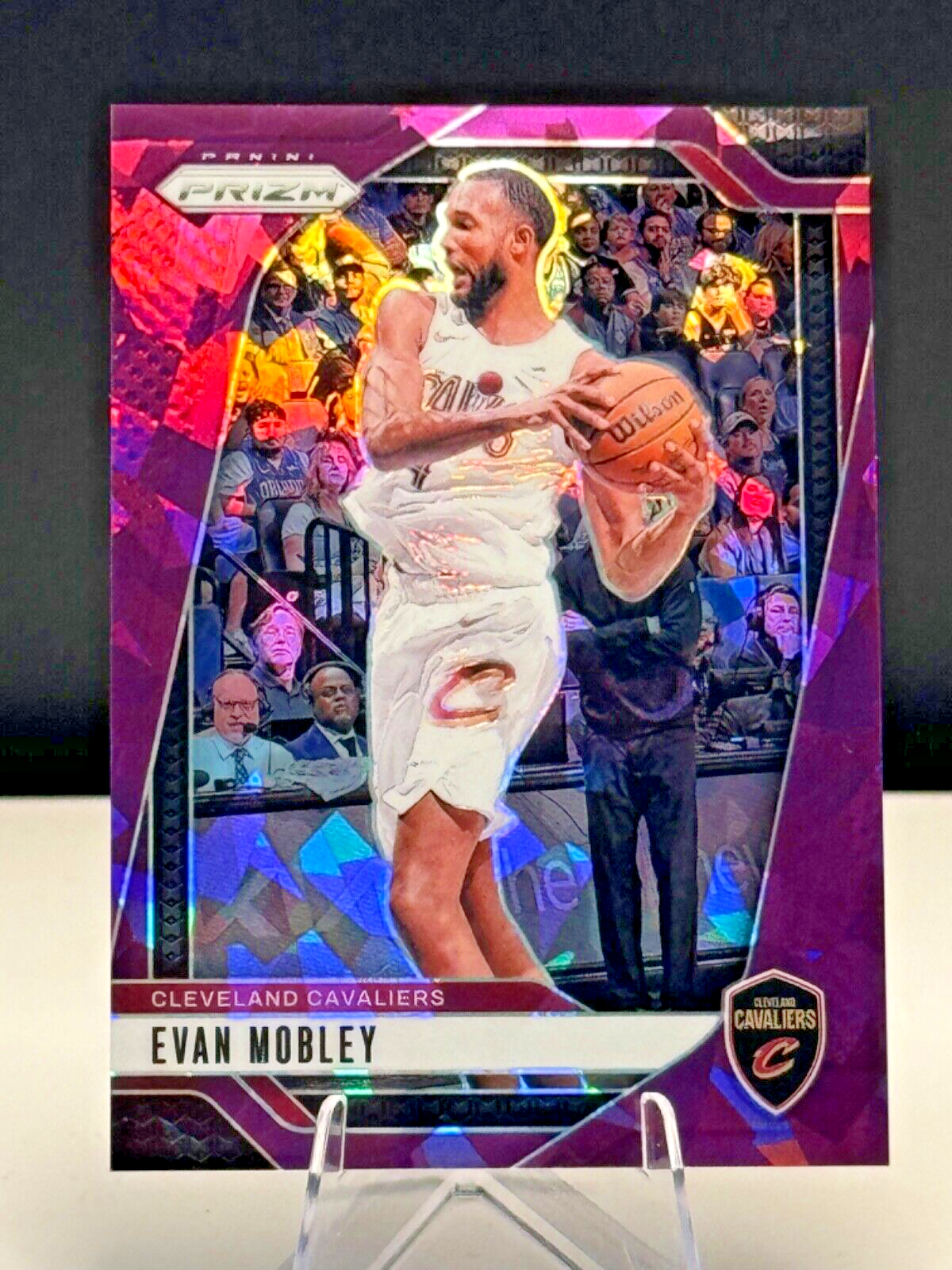2024-25 Panini Prizm Evan Mobely Purple Ice /149 #148
