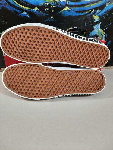 Pre-owned Vans X Friday The 13th Jason Voorhees Classic Slip On-glow In The Dark Sz 13
